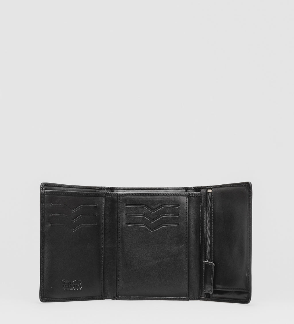 Montana est. 1957 3 foldet herrepung Wallet Black