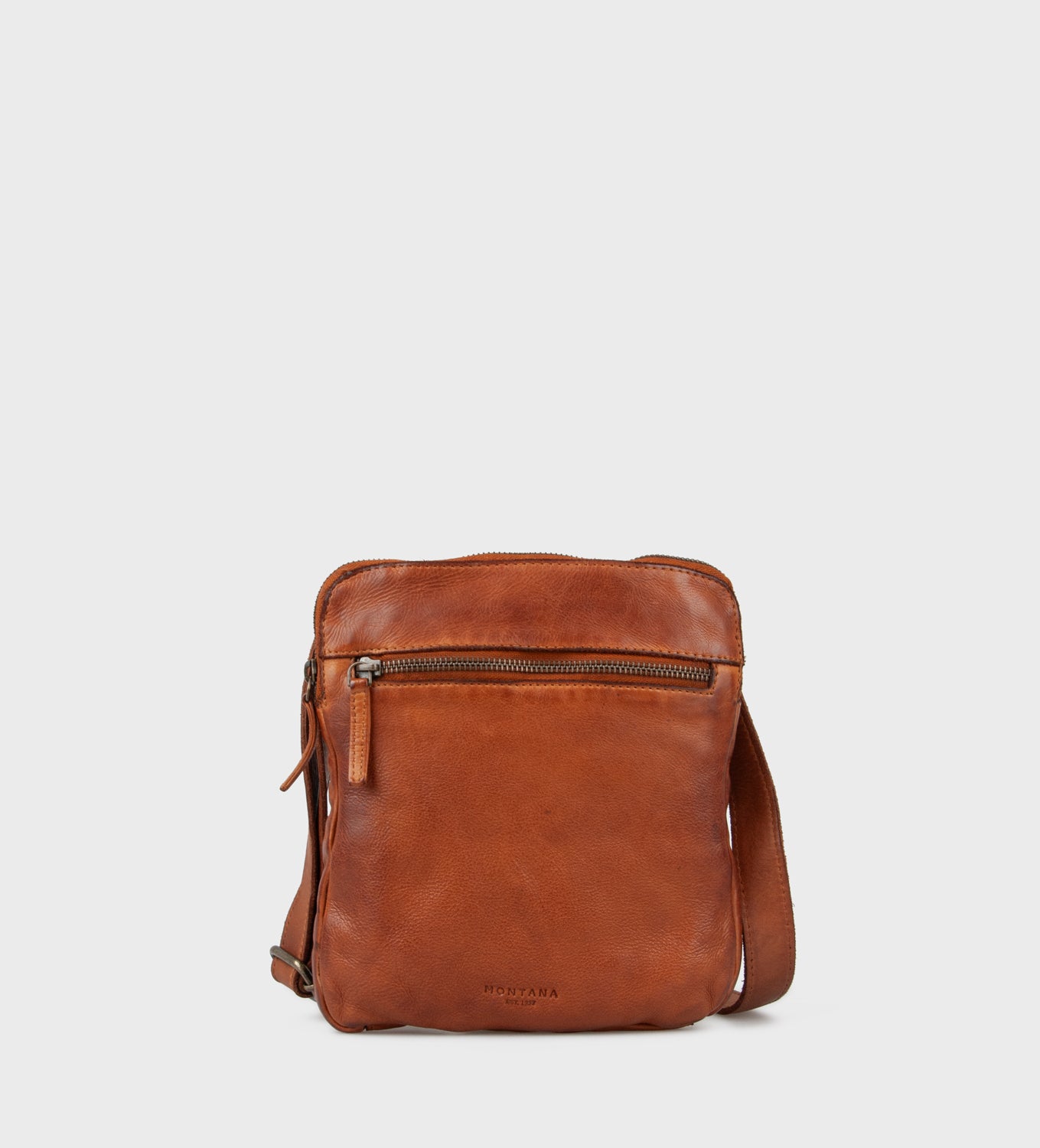Montana est. 1957 Atkins Bags Cognac