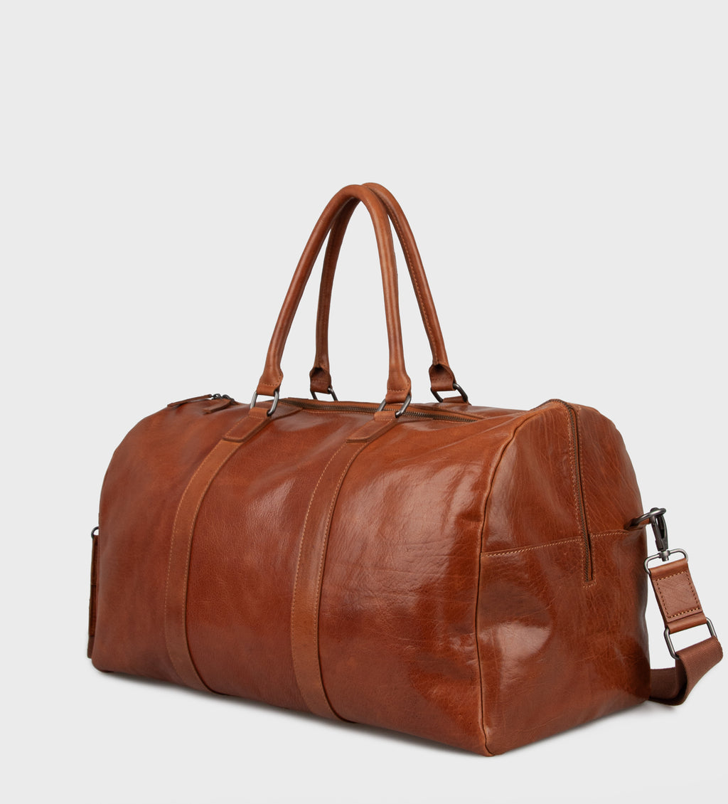 Montana est. 1957 Atlas Travelbag Cognac