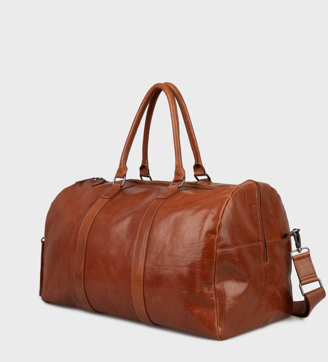 Montana est. 1957 Atlas Travelbag Cognac