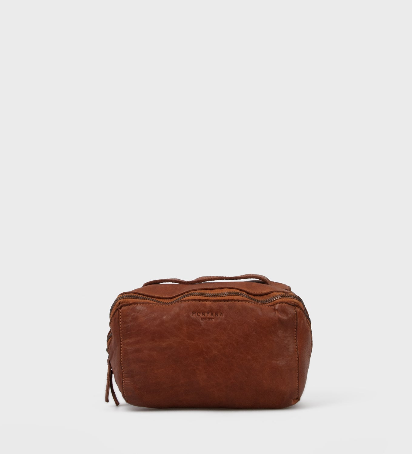 Montana est. 1957 Austin Toiletbags Cognac