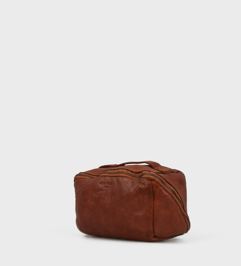 Montana est. 1957 Austin Toiletbags Cognac
