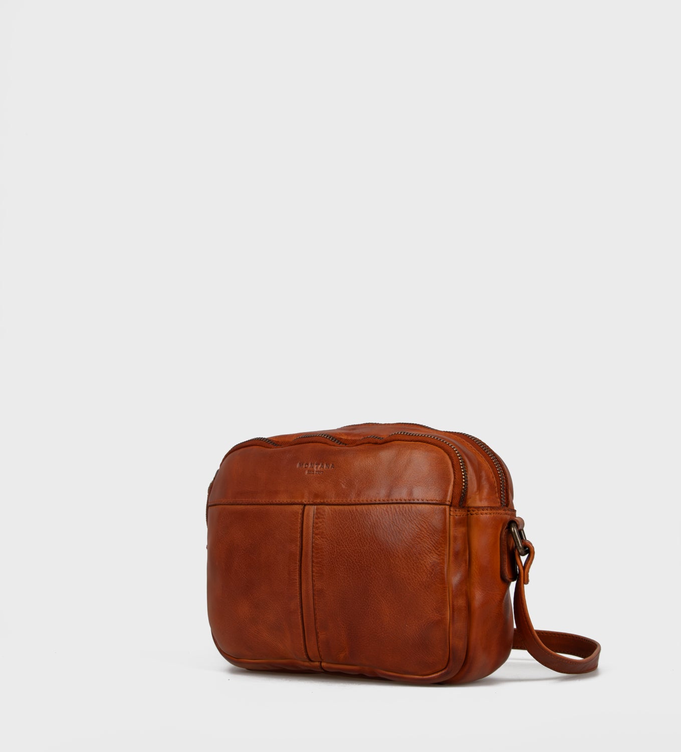 Montana est. 1957 Baker Urban Bags Cognac