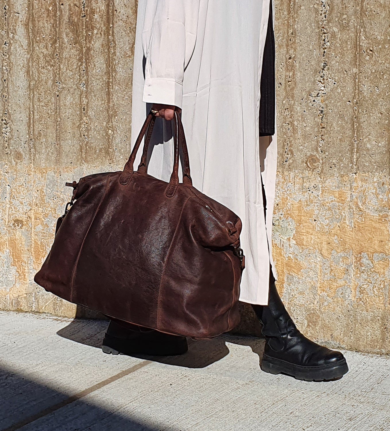 Montana est. 1957 Butte Urban Travelbag Brown
