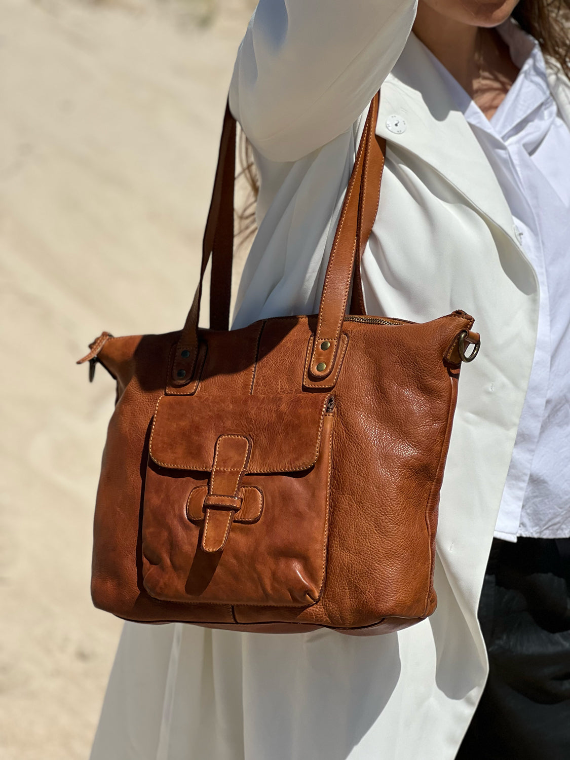 Montana est. 1957 Carter Bags Cognac