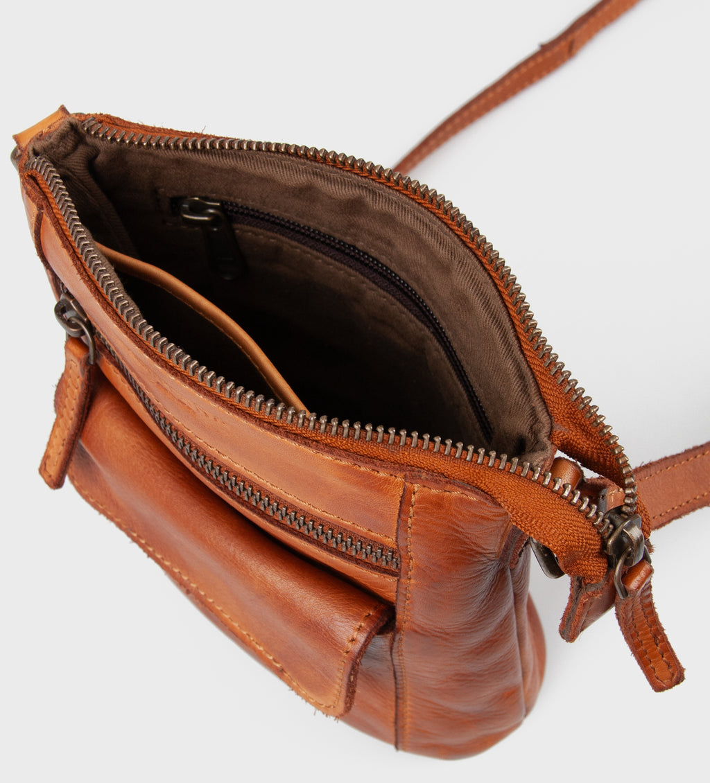 Montana est. 1957 Charlo Bags Cognac