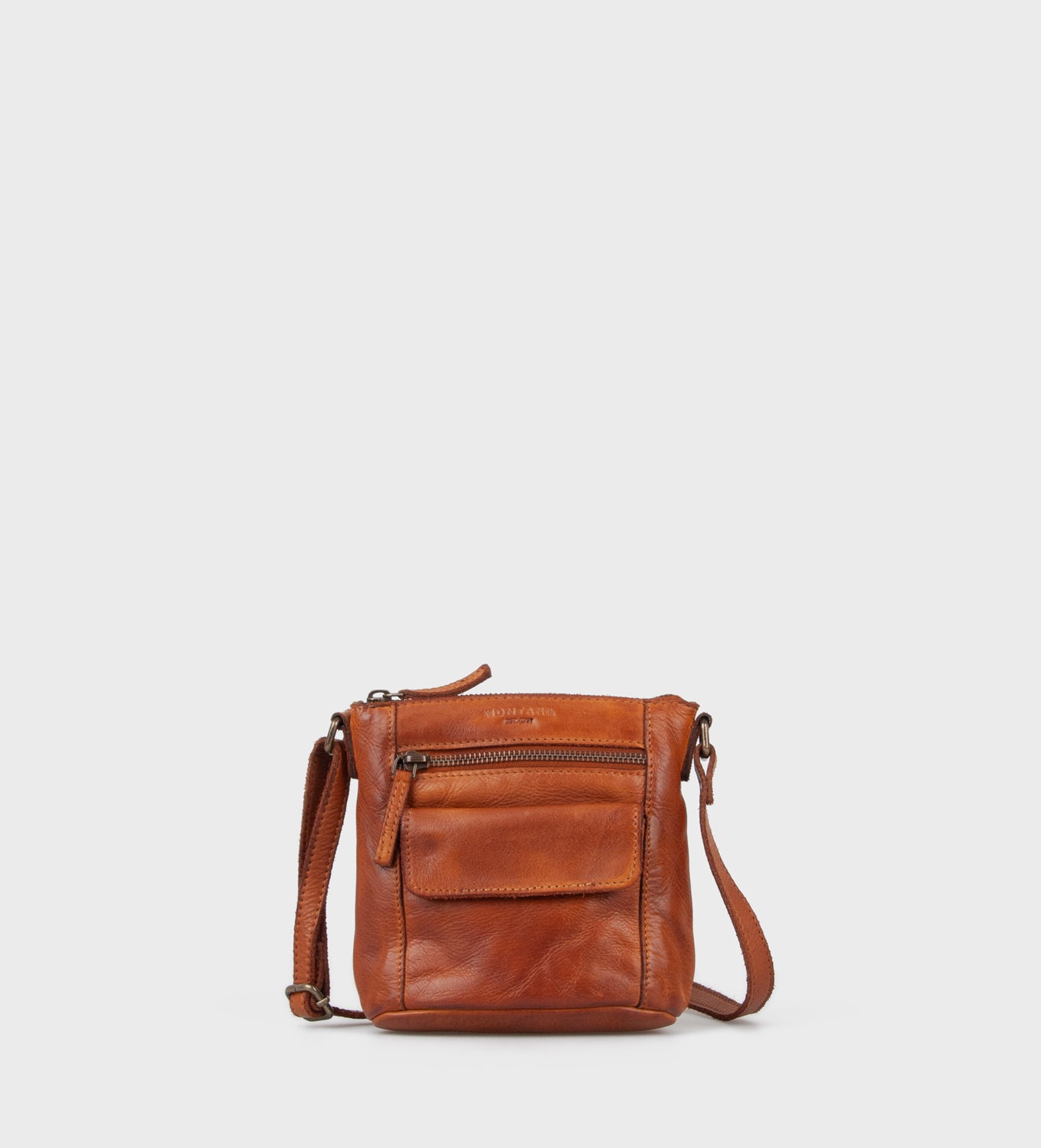 Montana est. 1957 Charlo Bags Cognac