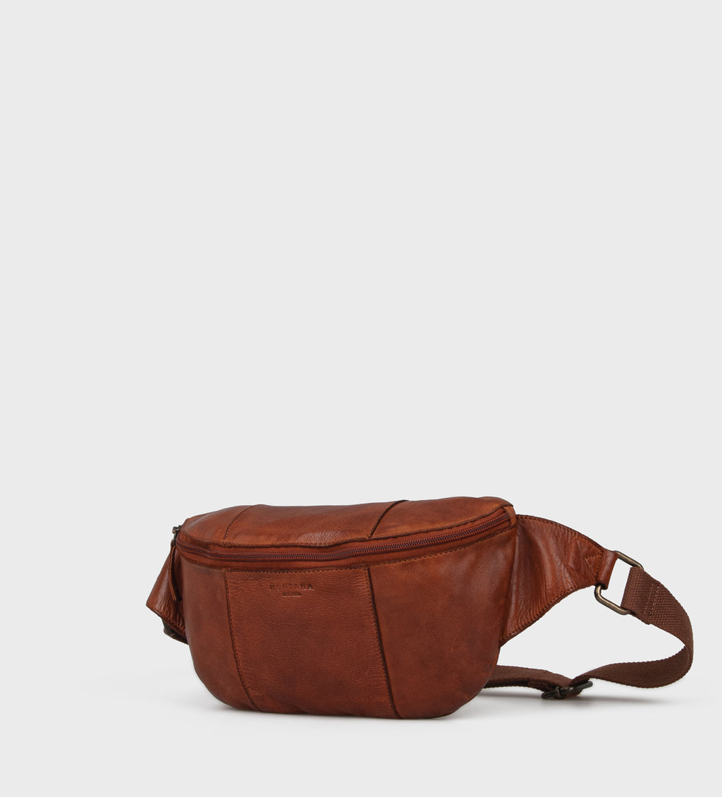Montana est. 1957 Custer Bumbags Cognac
