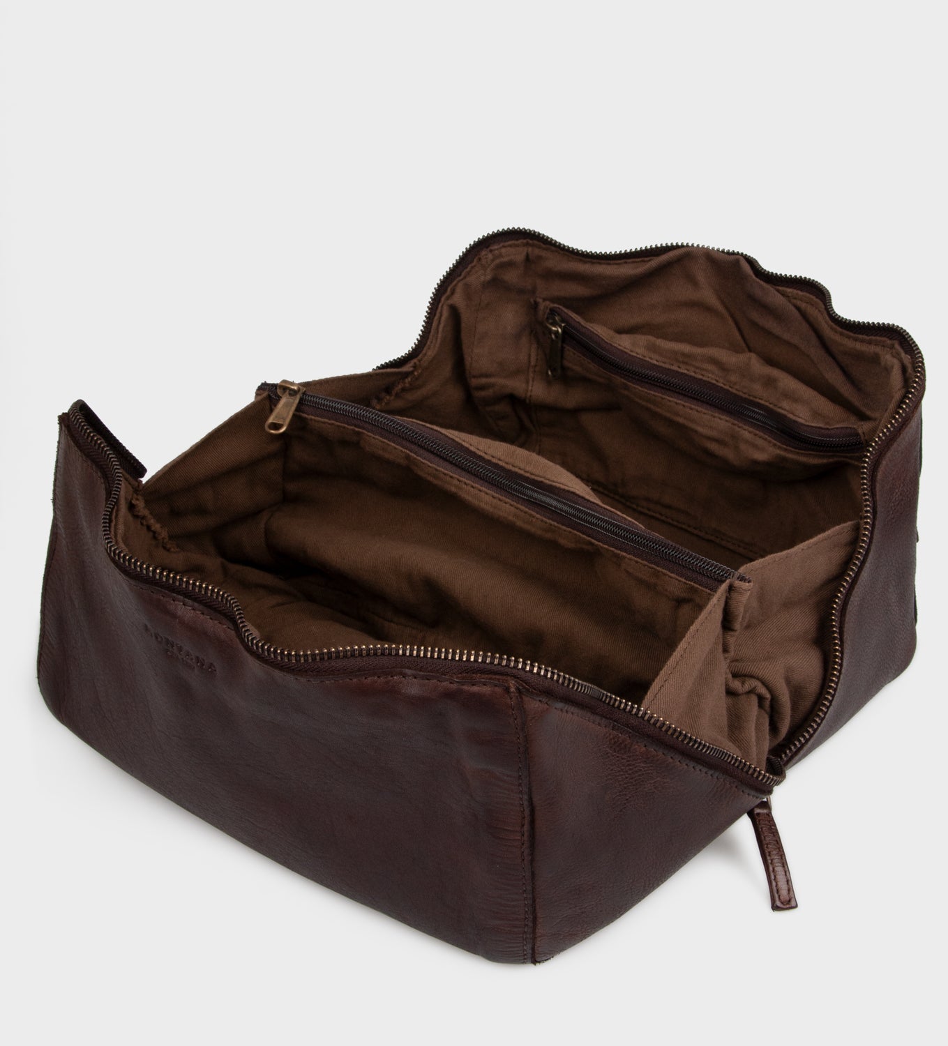 Montana est. 1957 Dillon Toiletbags Brown