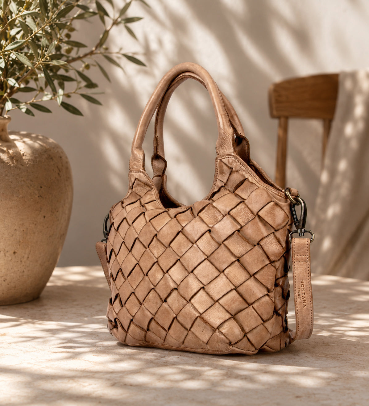 Montana est. 1957 Fairfield Bags Walnut