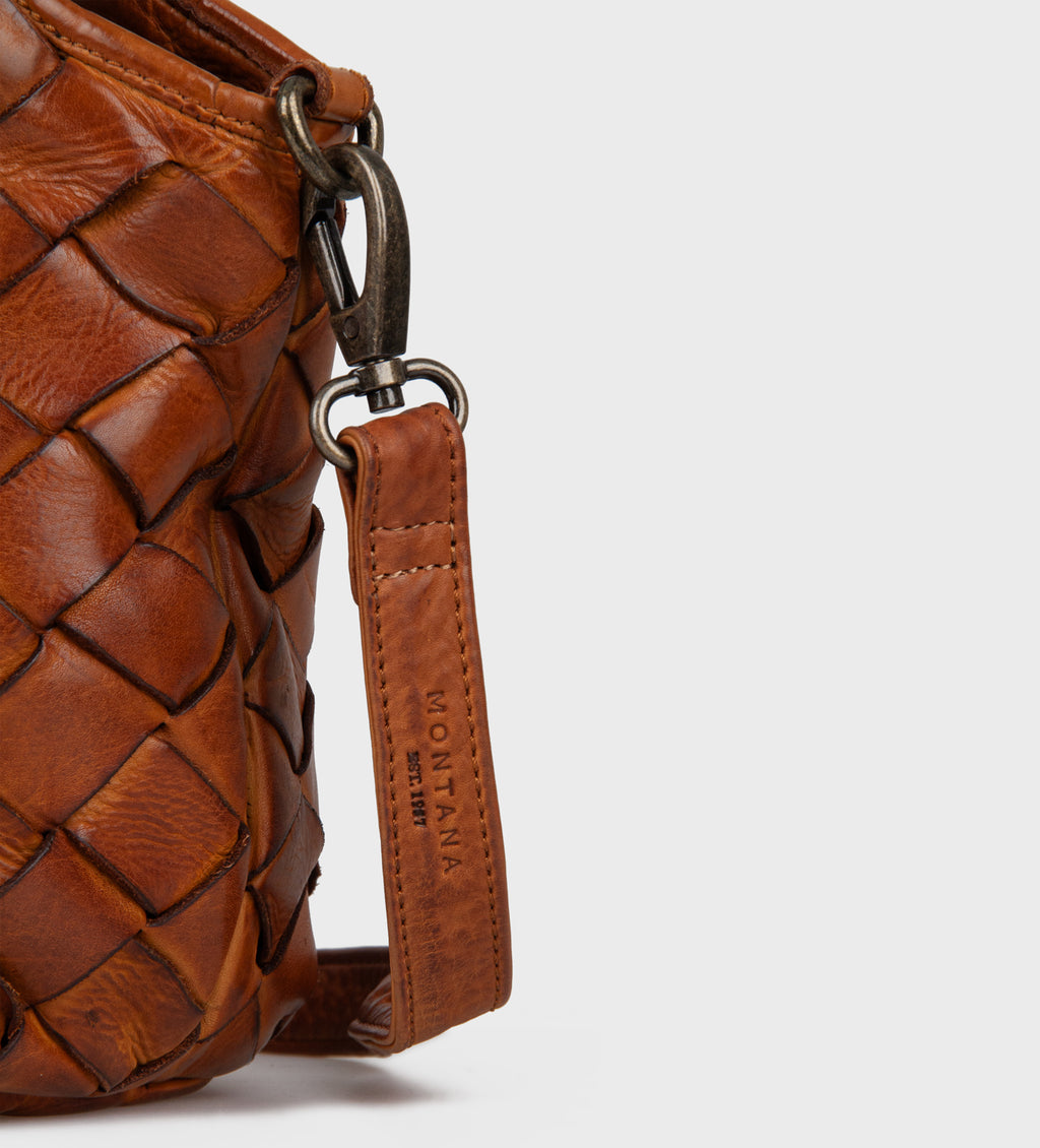 Montana est. 1957 Fairfield Bags Cognac
