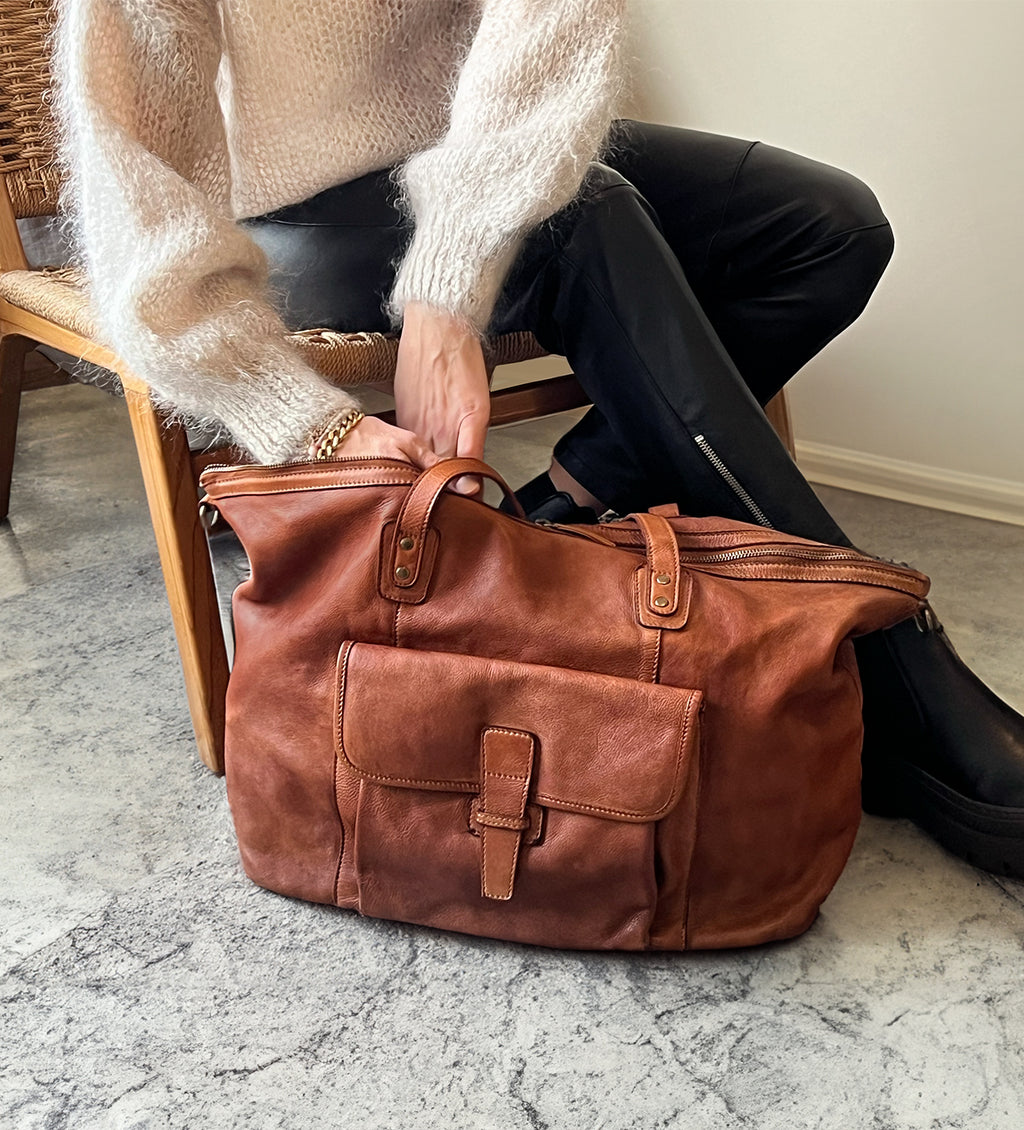 Montana est. 1957 Hollins Bags Cognac