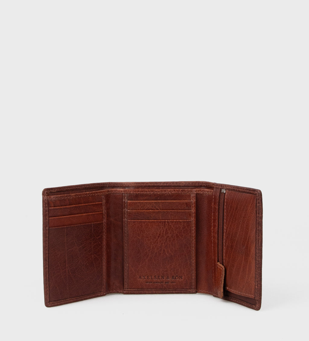 Montana est. 1957 Lille 3 foldet pung Wallet Cognac
