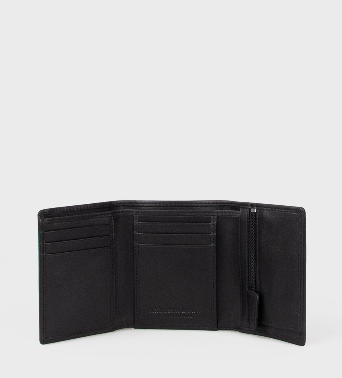 Montana est. 1957 Lille 3 foldet pung Wallet Black