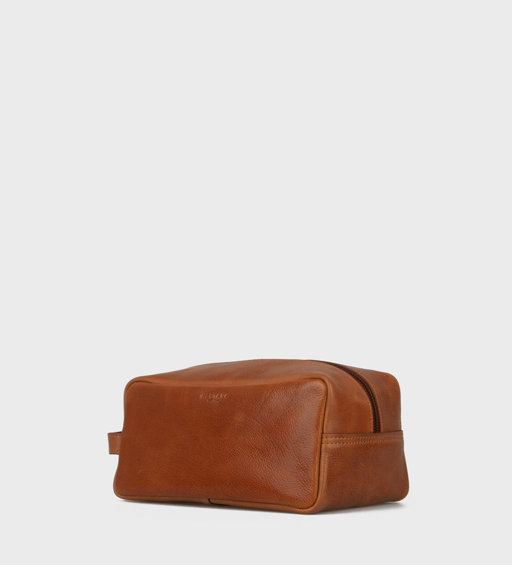 Montana est. 1957 Mason Toiletbags Cognac