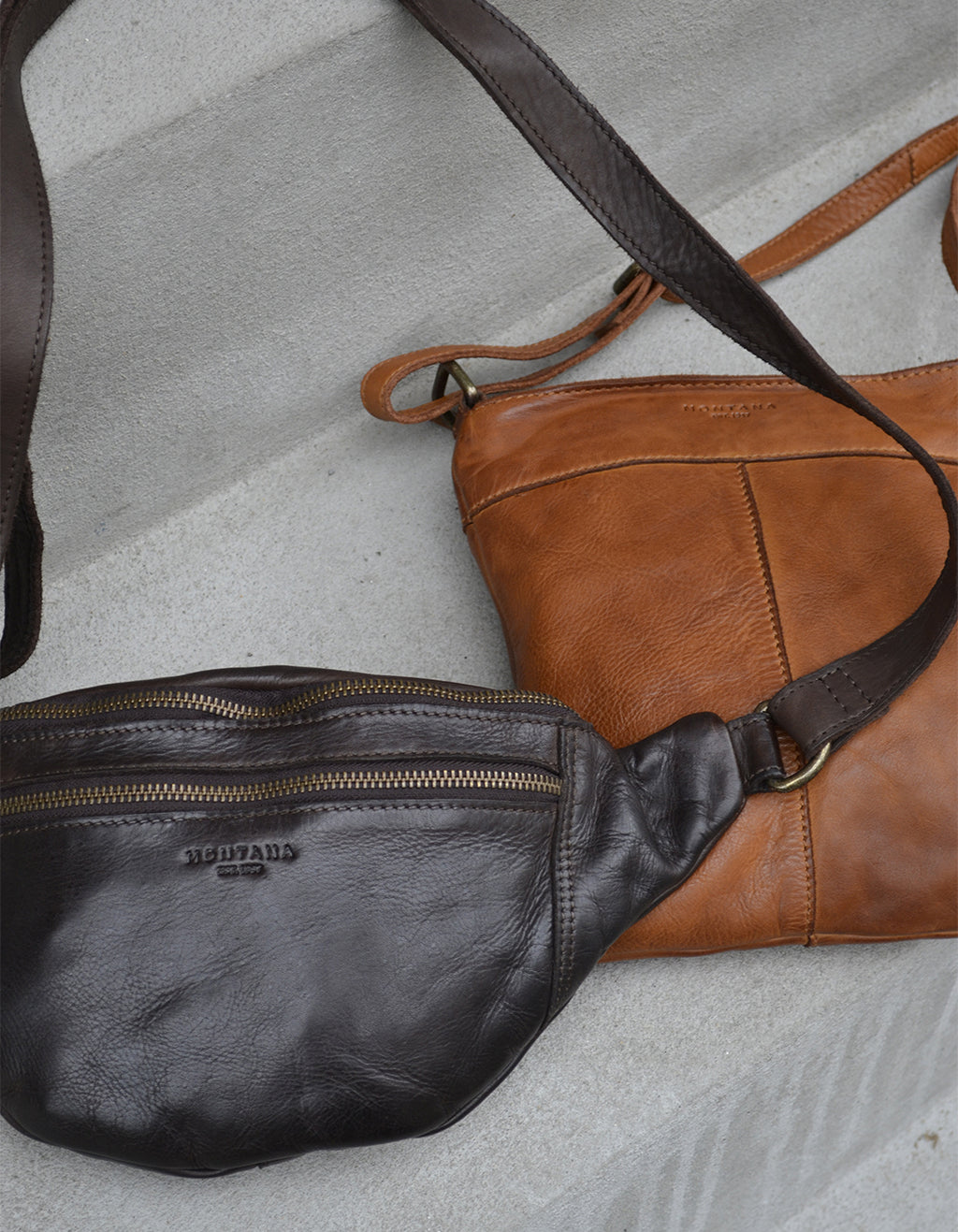 Montana est. 1957 Noxon Bumbags Brown