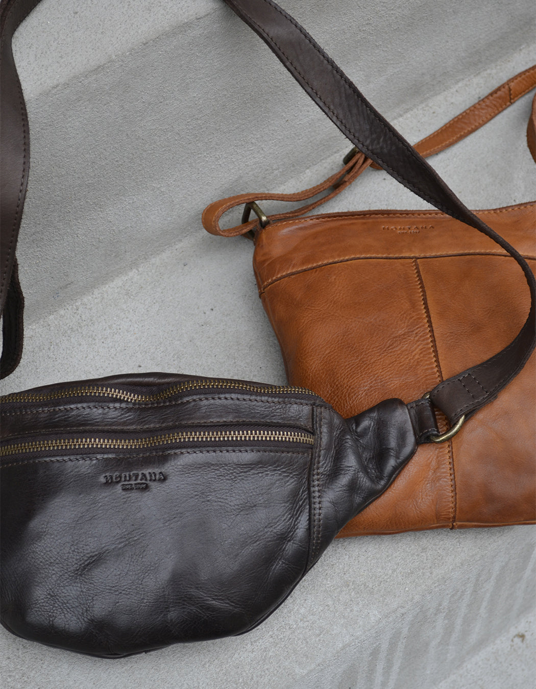Montana est. 1957 Noxon Bumbags Brown