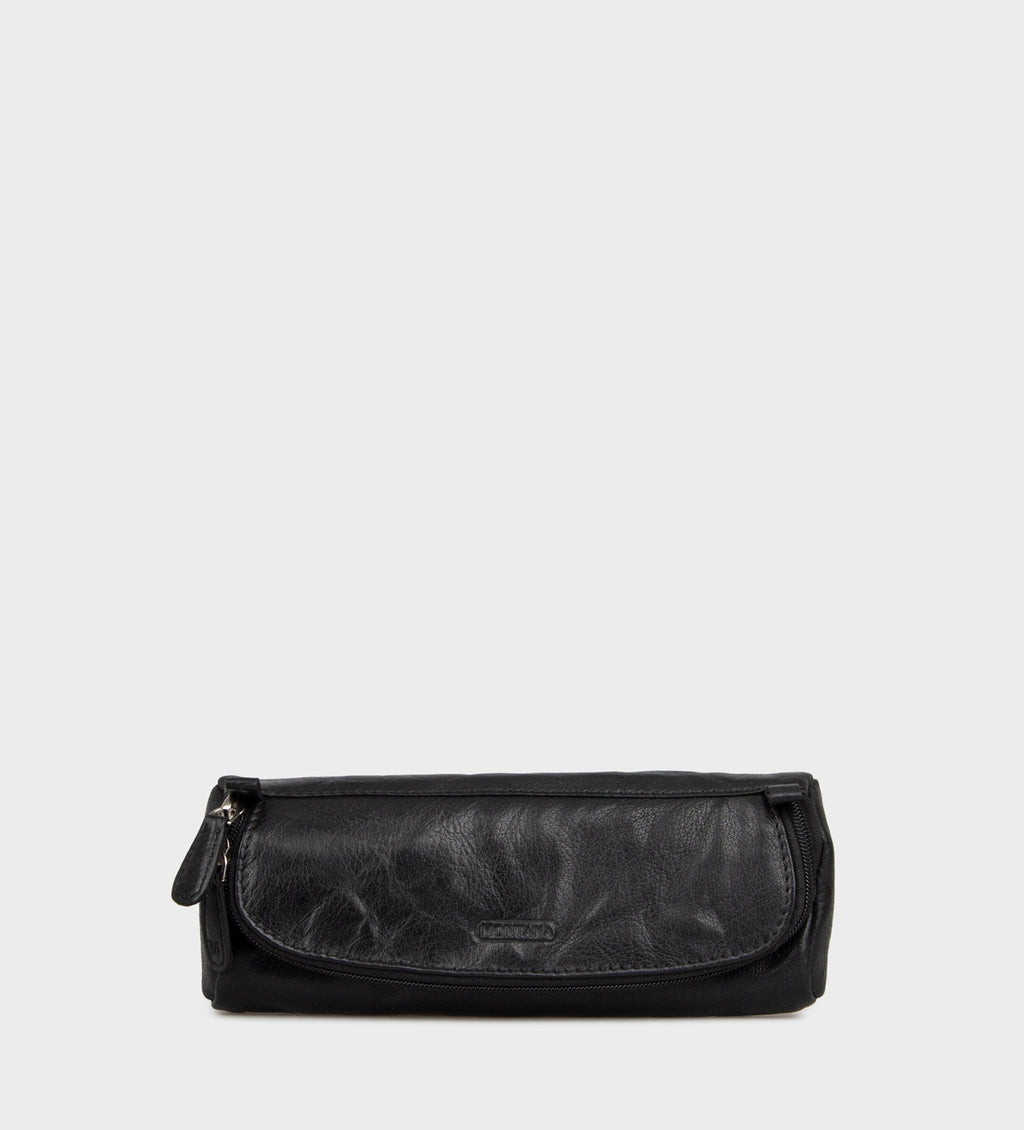 Montana est. 1957 Pencil Case, round Pencil Case Black