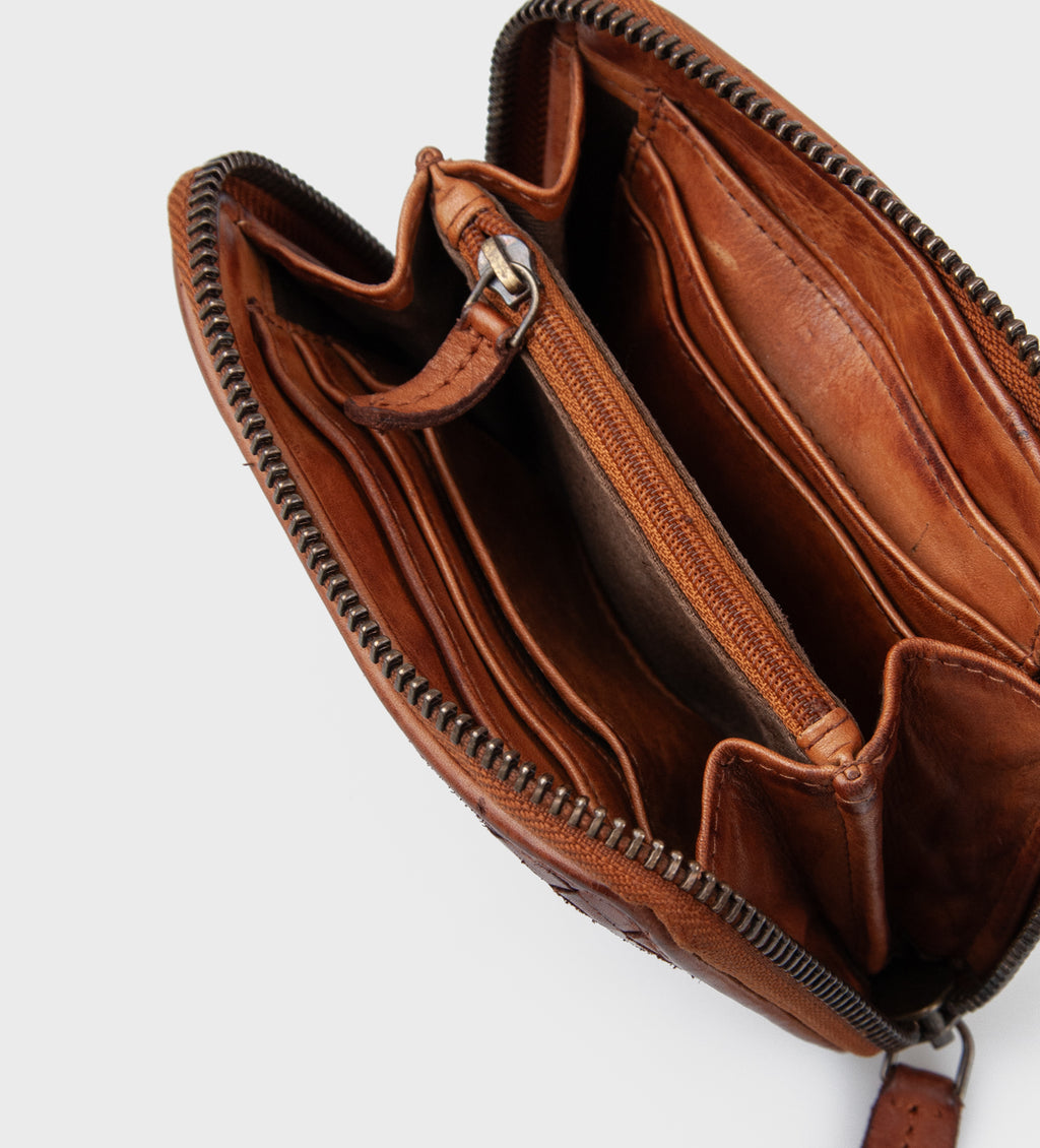 Montana est. 1957 Saco Urban Wallet Cognac