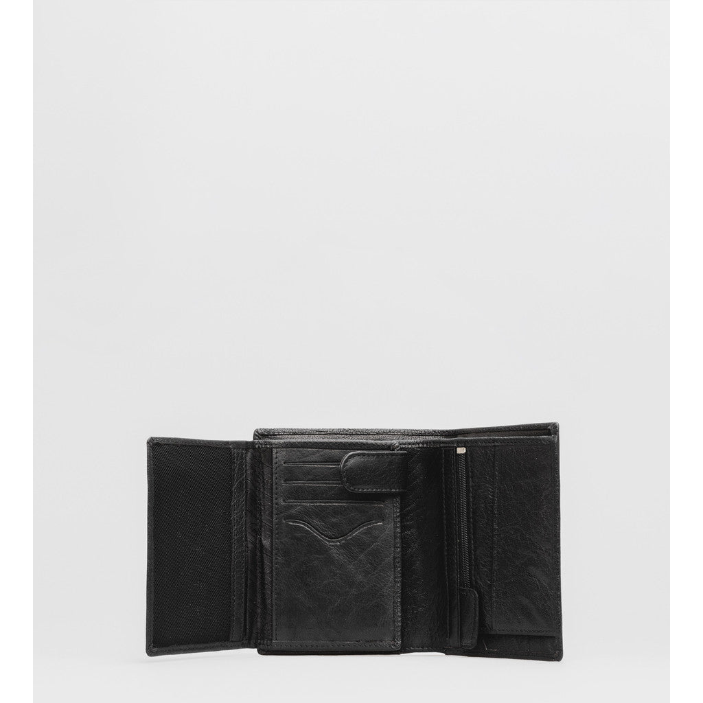 Montana est. 1957 To fløj m. klap Montana Wallet Black