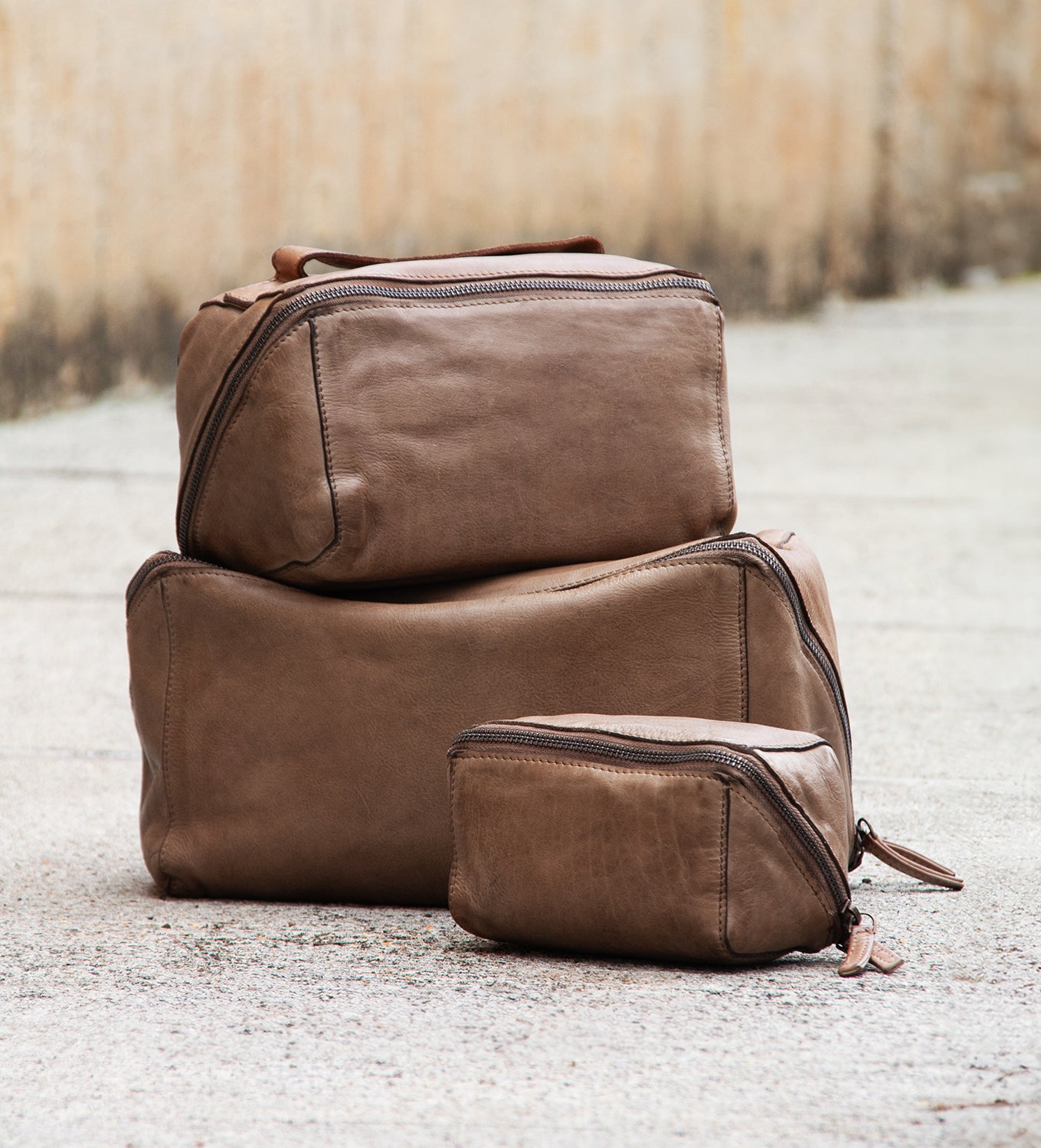 Montana est. 1957 Willow Toiletbags Walnut